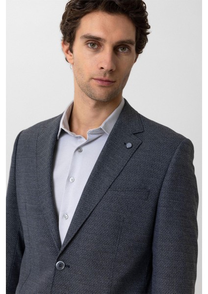 Parlament Mavi Regular Fit Armürlü Mono Yaka 6 Drop Ceket indirimleri