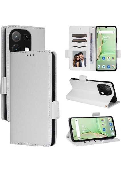 Umidigi Not 90 Için Flip Case Cüzdan Yan Toka Manyetik Kart Yuvaları Pu (Yurt Dışından)