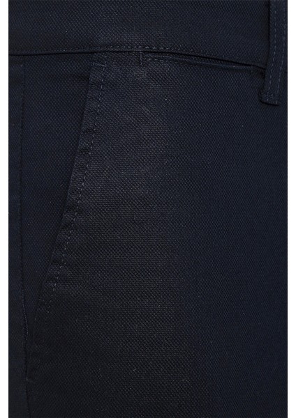 Lacivert Slim Fit Armürlü Pantolon fiyatları