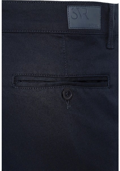 Lacivert Slim Fit Armürlü Pantolon modelleri