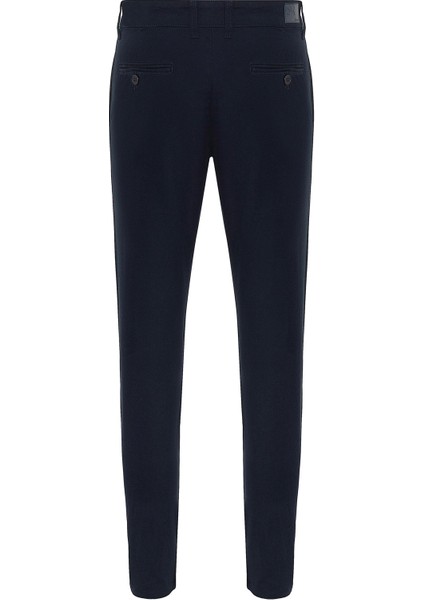 Lacivert Slim Fit Armürlü Pantolon fırsatları