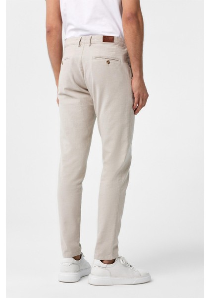 Taş Slim Fit Armürlü Kanvas Pantolon indirimleri