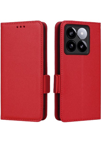 Xiaomi 14T Manyetik Pu Deri Yan Toka Cüzdan Kart Yuvaları Için Flip Case (Yurt Dışından) indirimleri