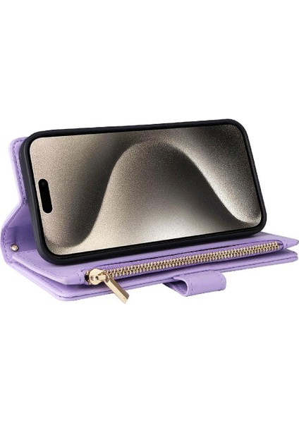IPhone 15 Için Flip Case Pro Max Darbeye Kart Yuvaları Cüzdan Kayış (Yurt Dışından) fırsatları