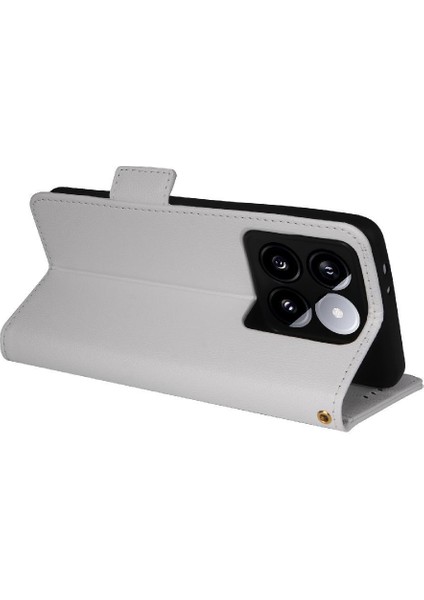 Xiaomi 14T Manyetik Pu Deri Yan Toka Cüzdan Kart Yuvaları Için Flip Case (Yurt Dışından) fiyatları