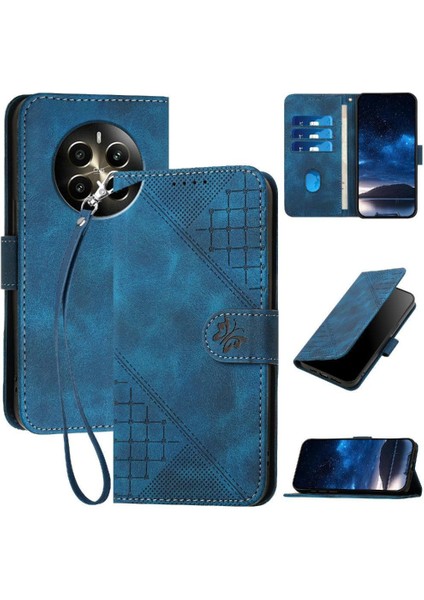 Realme 12 Artı ve Kredi Kartı Yuvası Yüksek Kaliteli Deri Için Flip Case (Yurt Dışından)