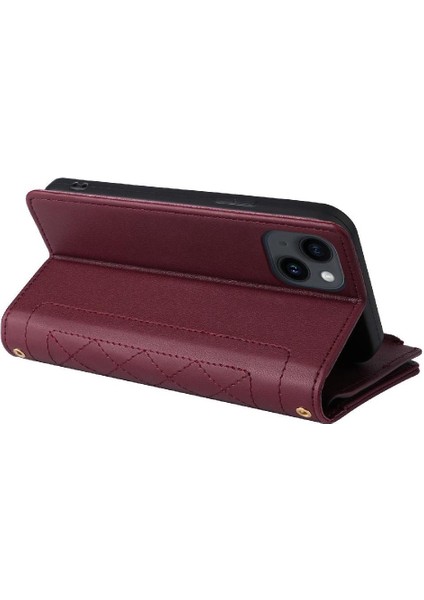 IPhone 14 Için Flip Case Artı Kayış Cüzdan Kart Yuvaları Darbeye (Yurt Dışından) fırsatları