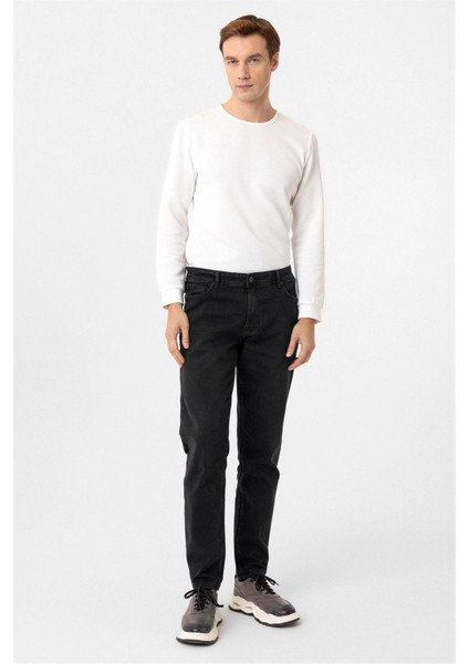 Siyah Regular Denim Pantolon fiyatları