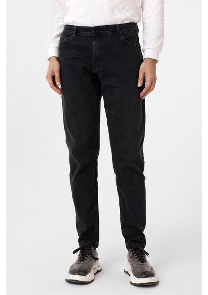 Siyah Regular Denim Pantolon fırsatları