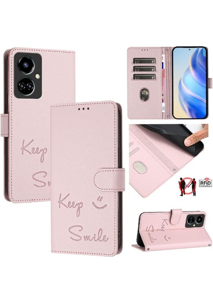 Tecno Camon 19 Pu Deri Kapak Kapak Rfıd Engelleme Kart Tutucu Için Kılıf (Yurt Dışından)