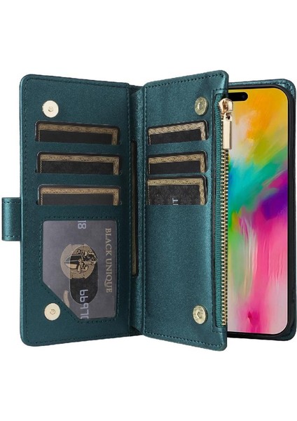 IPhone 16 Için Flip Case Pro Max Kayış Darbeye Cüzdan Kart Yuvaları (Yurt Dışından) fırsatları