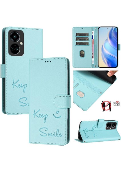 Tecno Camon 19 Pro 5g Için Kılıf Pu Deri Kart Tutucu Cüzdan Kapak Çevirin (Yurt Dışından)