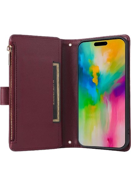 IPhone 16 Için Flip Case Pro Max Kayış Darbeye Cüzdan Kart Yuvaları (Yurt Dışından) fırsatları