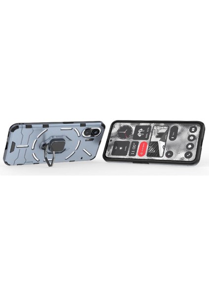 Hiçbir Şey Için Halka Araç Montaj Kickstand Durumda Telefon 2 Metal Halka Tutucu Sınıf (Yurt Dışından) fırsatları