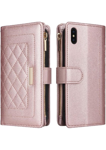 IPhone Xs Max Kart Yuvaları Için Flip Case Cüzdan Kayış Darbeye (Yurt Dışından)