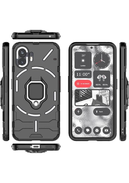 Hiçbir Şey Için Halka Araç Montaj Kickstand Durumda Telefon 2 Metal Halka Tutucu Sınıf (Yurt Dışından)