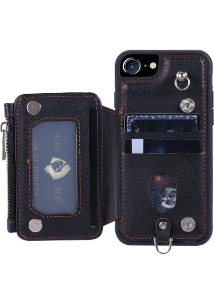 Cüzdan Kılıf IPhone 6/6s Pu Deri 3 Büyük Kart Kickstand Rfıd Flip (Yurt Dışından) indirimleri