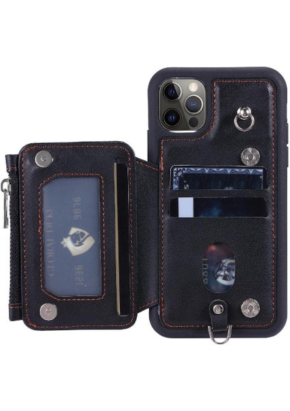 IPhone 12 Için Cüzdan Durumda Pro Max Flip Folio Kılıf Kickstand Rfıd Engelleme (Yurt Dışından) fırsatları