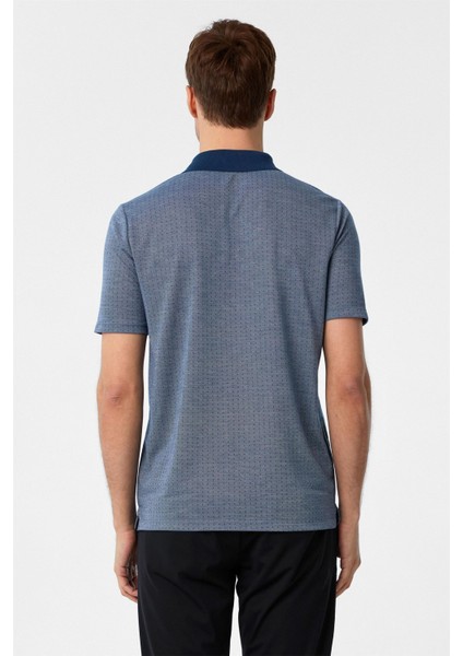 Lacivert Regular Armürlü Polo Yaka Tişört fırsatları