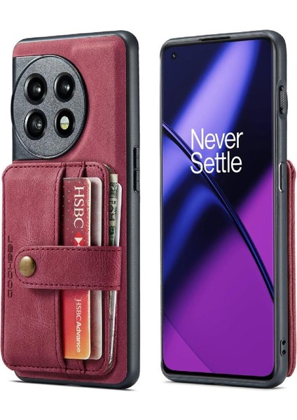 Oneplus 11 Için Kılıf Cüzdan Kablosuz Şarj Rfıd Engelleme Manyetik (Yurt Dışından)