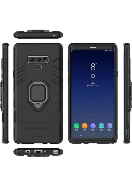 Halka Araba Dağı Kickstand Kılıf Samsung Galaxy Note9 Askeri Sınıf Yüzük (Yurt Dışından)