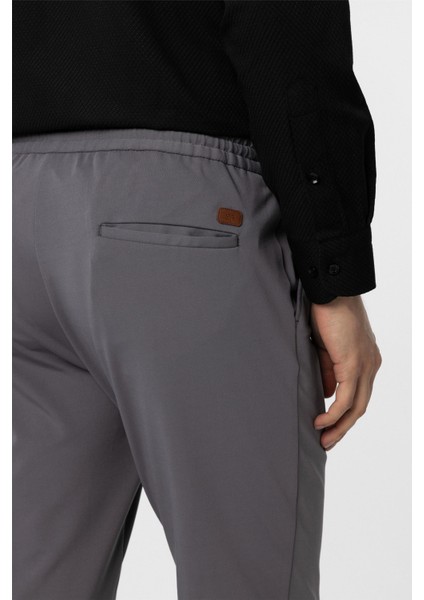 Antrasit Slim Fit Düz Jogger Pantolon indirimleri