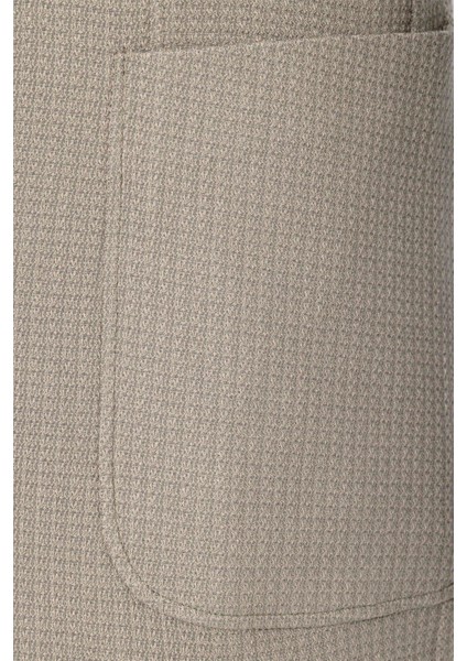 Haki Slim Fit Desenli Mono Yaka 6 Drop Ceket modelleri