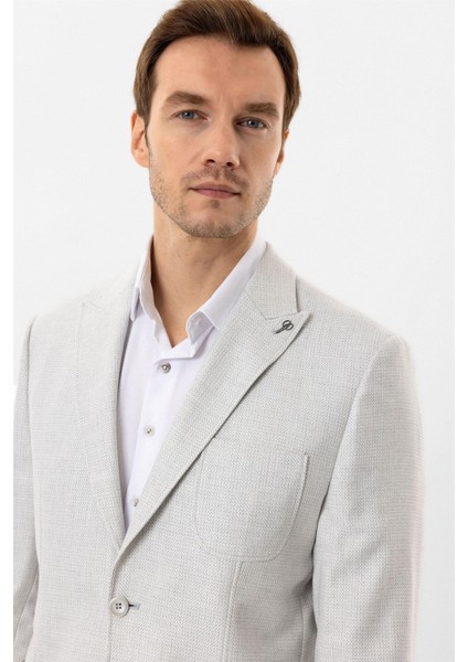 Taş Slim Fit Desenli Sivri Yaka 6 Drop Ceket fırsatları