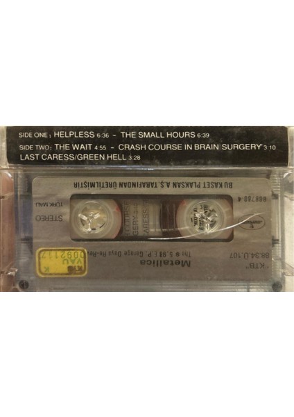 Kaset - Metallica Garage Days Re-Revisited Kaset
