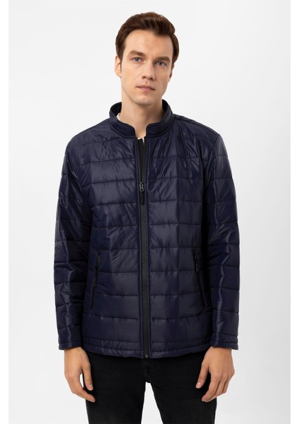 Lacivert Slim Kapitone Mont fiyatları