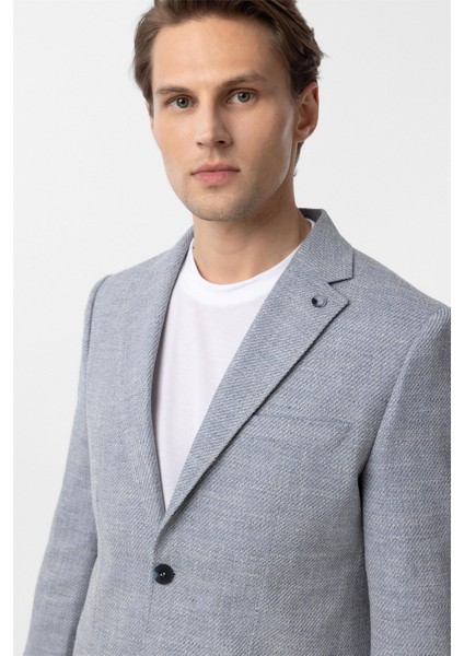Mavi Slim Fit Düz Mono Yaka 6 Drop Ceket fiyatları