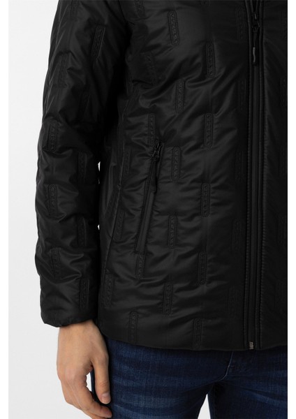 Siyah Slim Kapitone Mont fırsatları