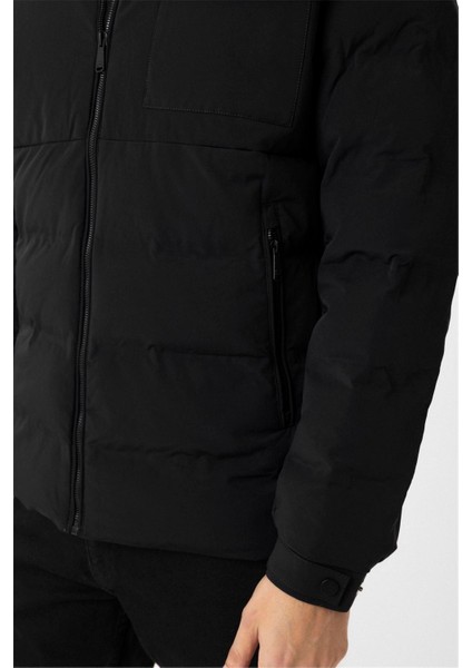 Siyah Slim Kapitone Mont indirimleri