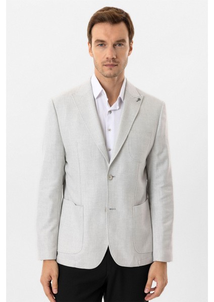 Taş Slim Fit Desenli Sivri Yaka 6 Drop Ceket fiyatları