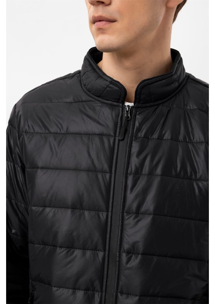 Siyah Slim Kapitone Mont fırsatları