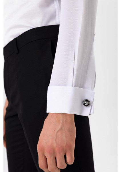 Siyah Slim Fit Düz Ata Yaka Gömlek indirimleri