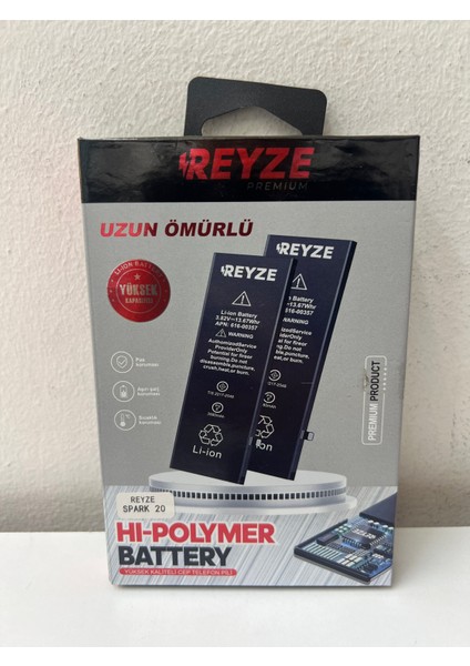 Reyze Tecno Spark 20 Batarya modelleri