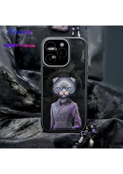 Samsung S25 Ultra Magsafe Kablosuz Şarj Uyumlu 3D Gerçek Nakış Işleme Kabartmalı Magnetic Fashion Kedi Kılıf fiyatları