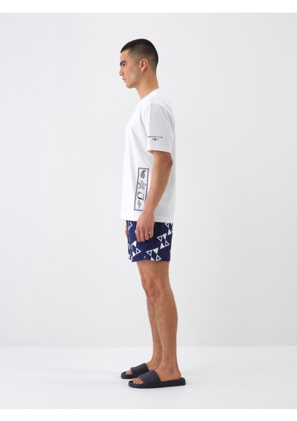 Kadın Lacivert Regular Fit Deniz Şortu modelleri