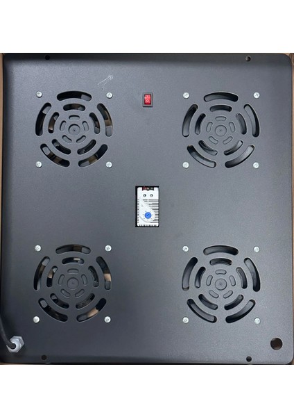 Rack Kabin 4 Lü Fan Modülü Termostatlı