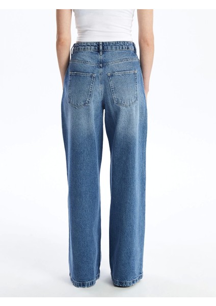 Lcw Jeans Indigo Wideleg Kadın Jean Pantolon indirimleri