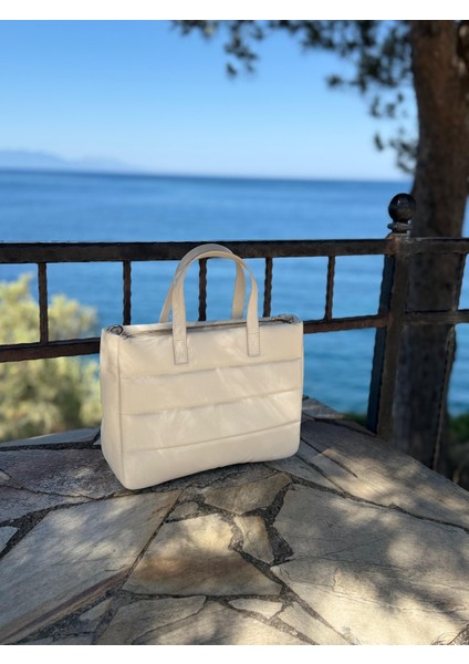 R1281 Ekru Çanta