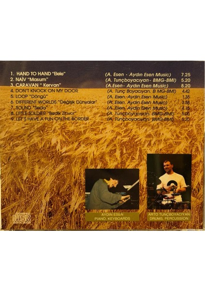 Narid CD - Arto Tunçboyacıyan Aydın Esen / Turar CD