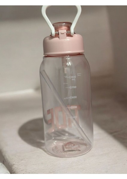 Pembe Su Matara, Sağlıklı ve Şık Seyahat İçin 1 L Plastik Kapasiteli indirimleri