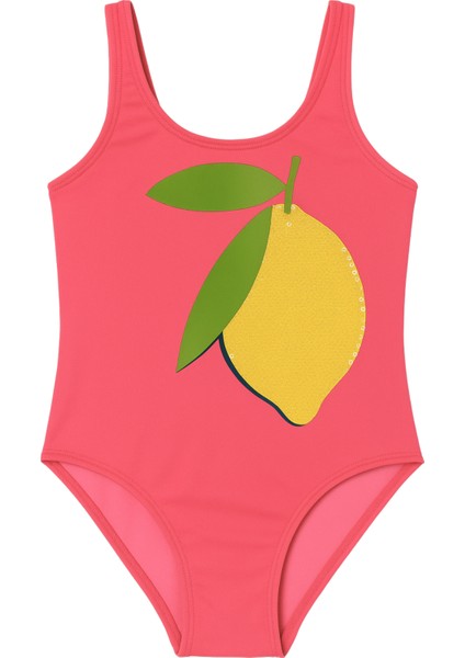Kız Çocuk Lemon Party Mayo Pembe