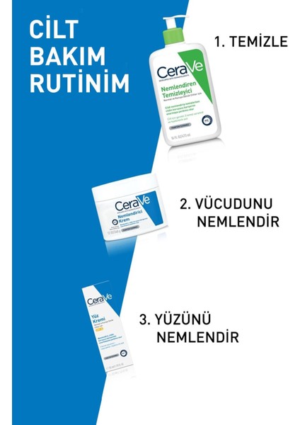 Cerave Nemlendirici Krem Kuru ve Çok Kuru Ciltler 340 ml