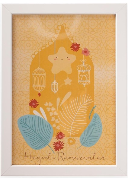Büyük Çerçeve 24X34 cm Hayırlı Ramazanlar