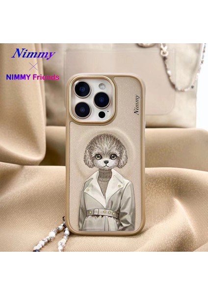 Samsung S25 Ultra Magsafe Kablosuz Şarj Uyumlu 3D Gerçek Nakış Işleme Kabartmalı Magnetic Fashion Köpek Kılıf modelleri