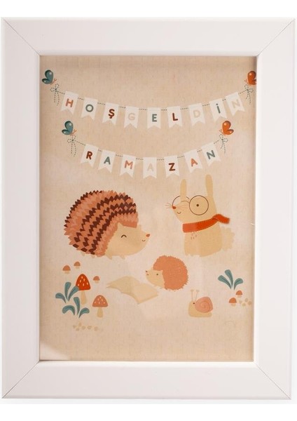 Küçük Çerçeve 16X21 cm Hoşgeldin Ramazan