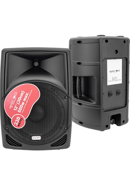 Robinanka Magıcvoıce MV-3412 30 cm 500 W 12 Plastik Kabin Pasif Hoparlör (Köpüksüz Gönderilmesin) fiyatları